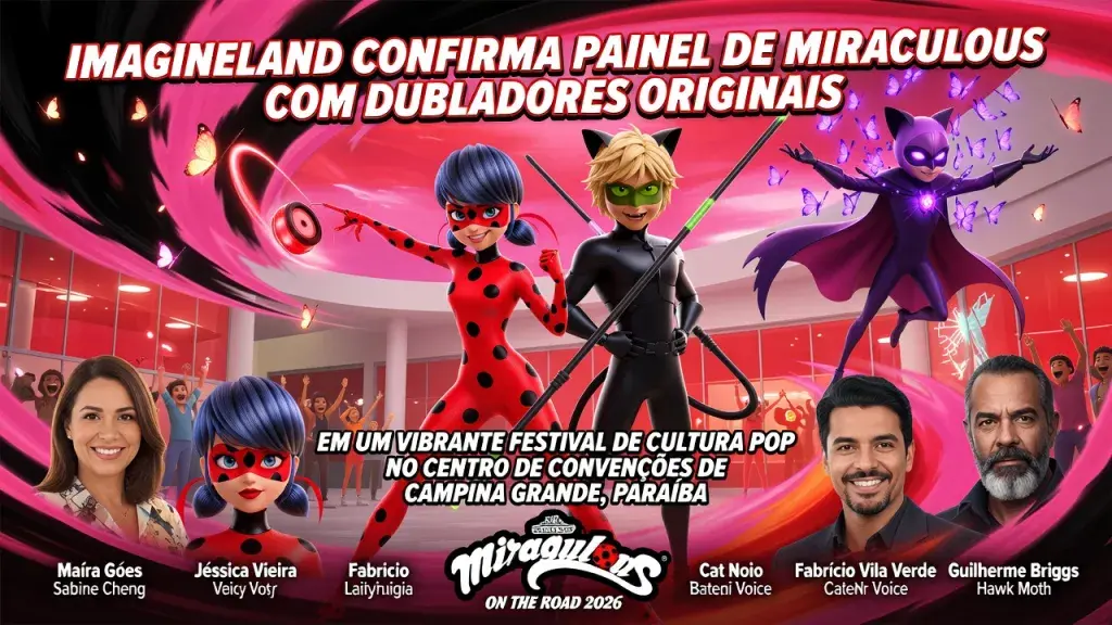 Imagineland Confirma Painel de Miraculous com Dubladores Originais