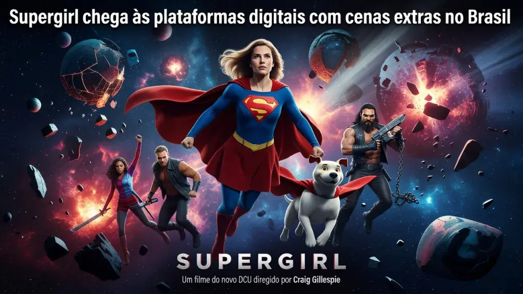 Supergirl chega às plataformas digitais com cenas extras no Brasil