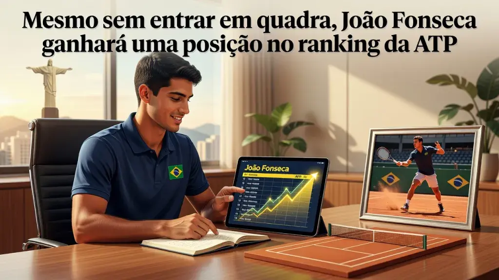 João Fonseca Sobe no Ranking da ATP Mesmo Fora das Quadras